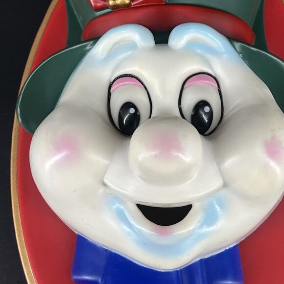 Vintage Holiday Ebenezer Scrooge Door Knocker Light Up Talking Toy State - Picture 2 of 11